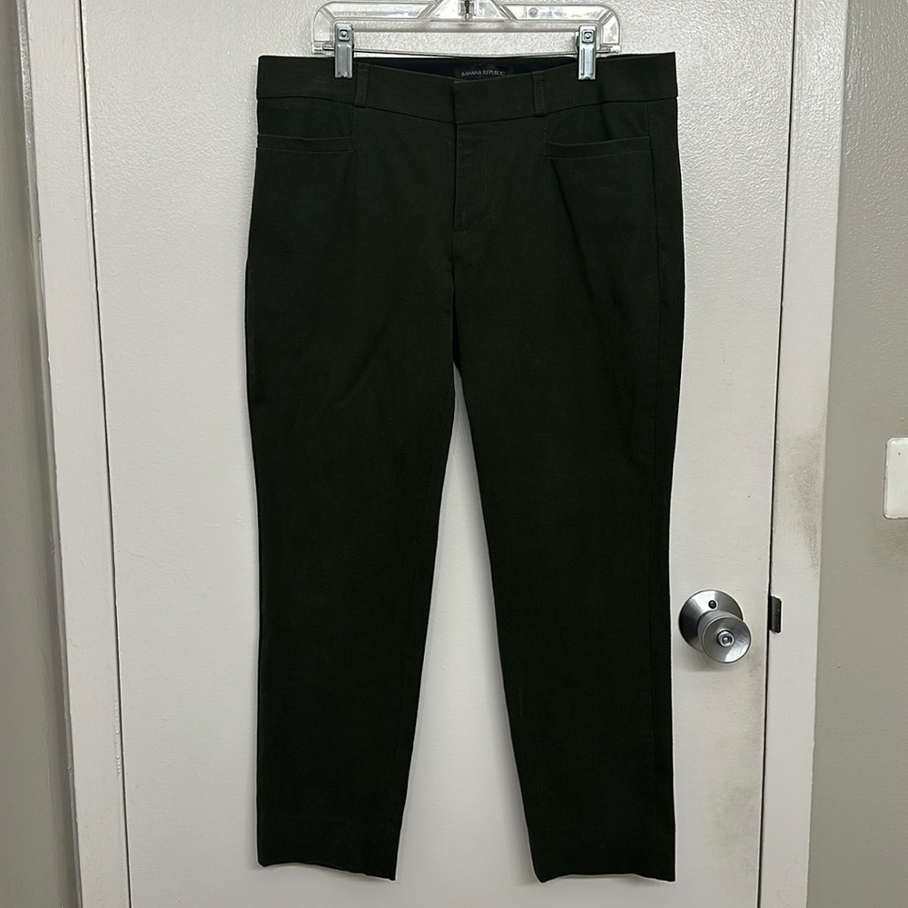 Banana Republic Forest Green Sloan Pant